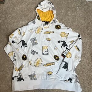 And1 Fadeaway White Hoodie Size 3XL New With Tags